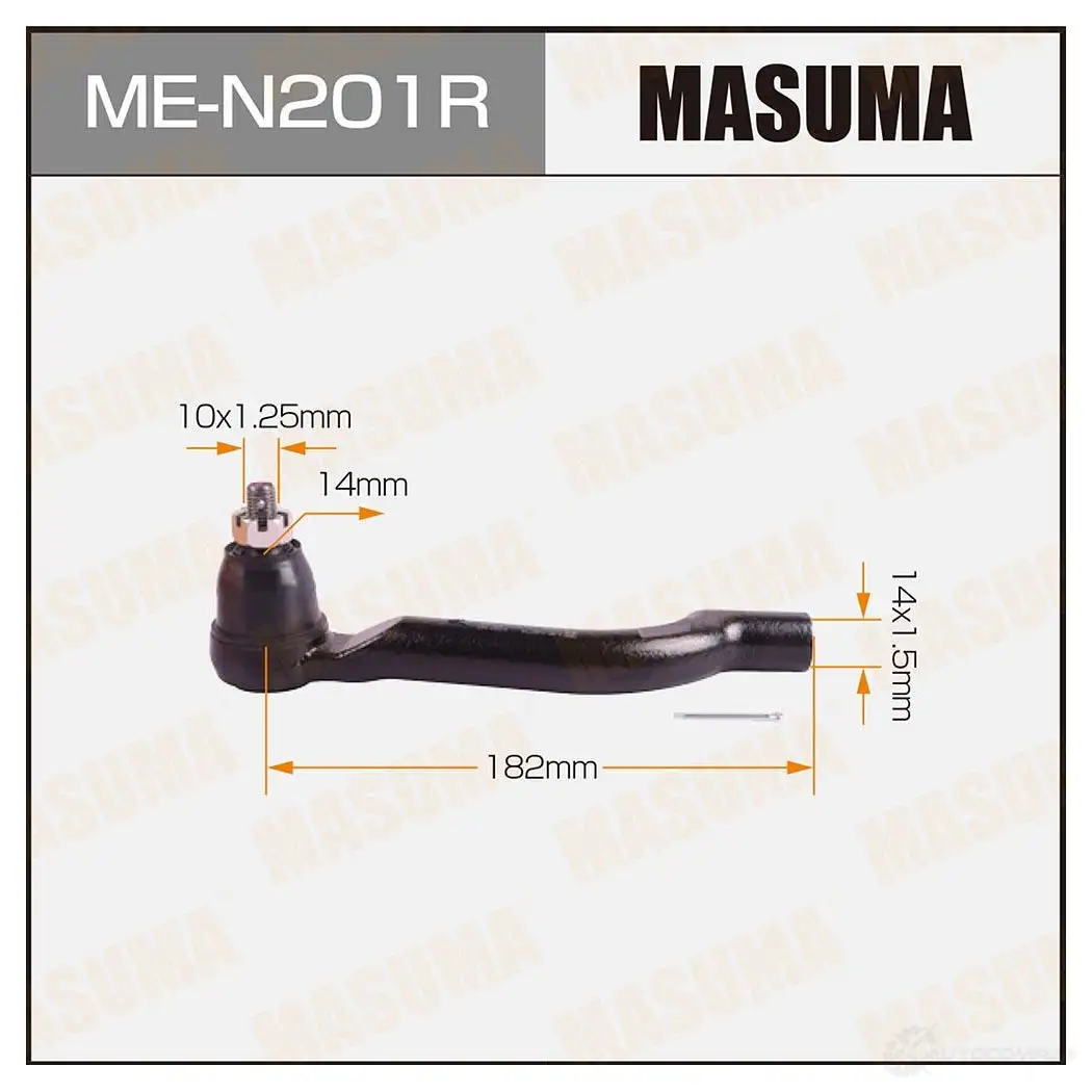 Наконечник рулевой MASUMA 1422882532 1LPN9 1 ME-N201R 4560116682492 изображение 0