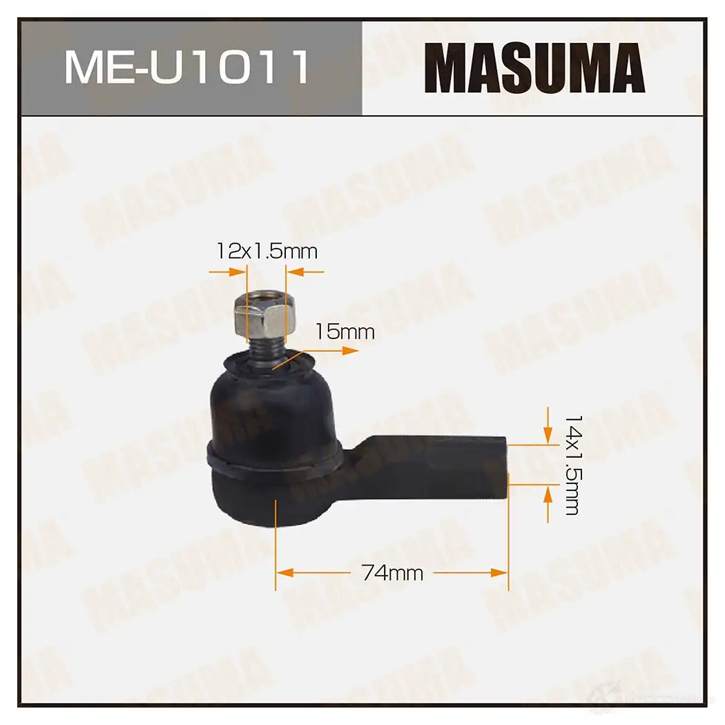 Наконечник рулевой MASUMA 1 TIS85E 1439698070 ME-U1011 изображение 0