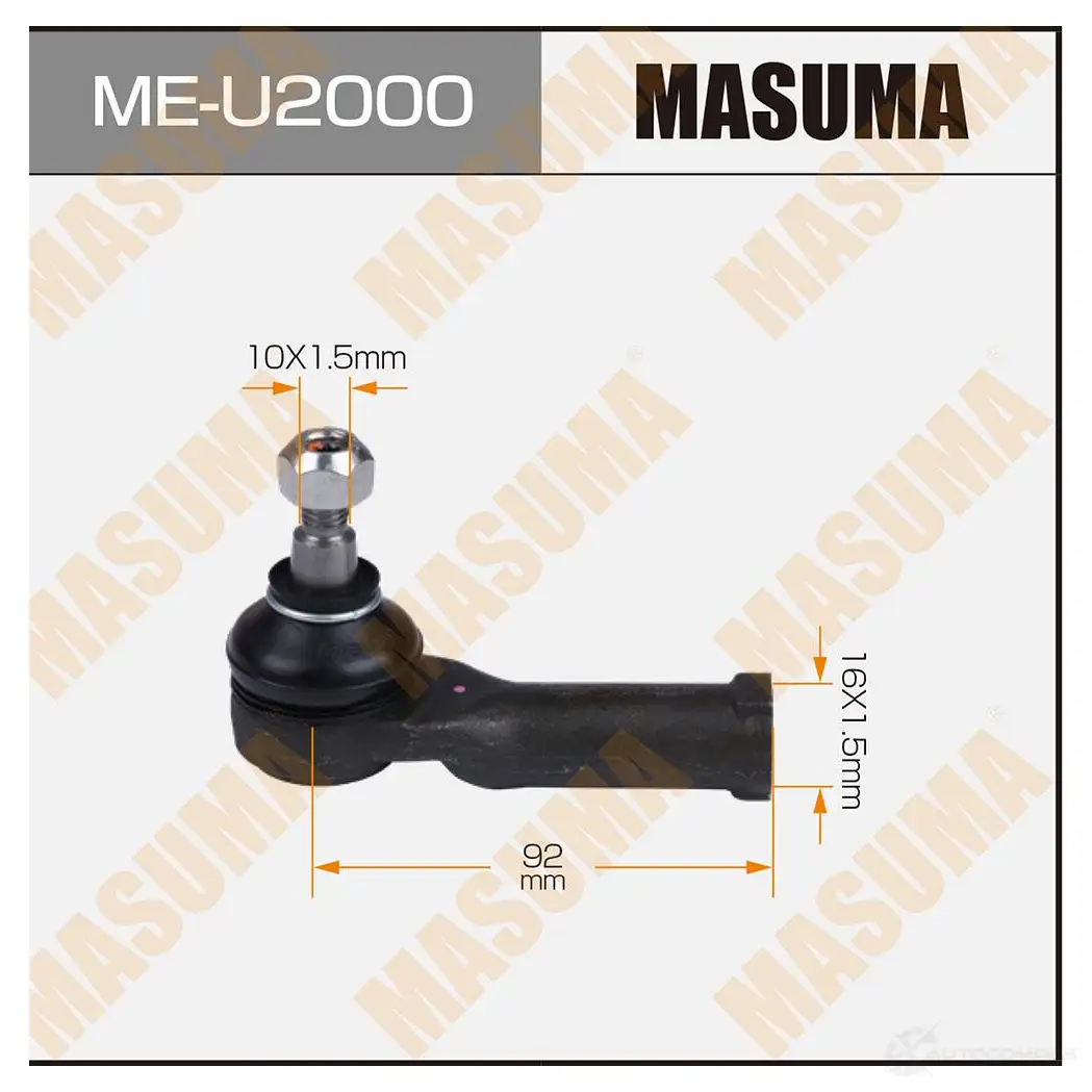 Наконечник рулевой MASUMA 1439698073 4O3 TT ME-U2000 изображение 0
