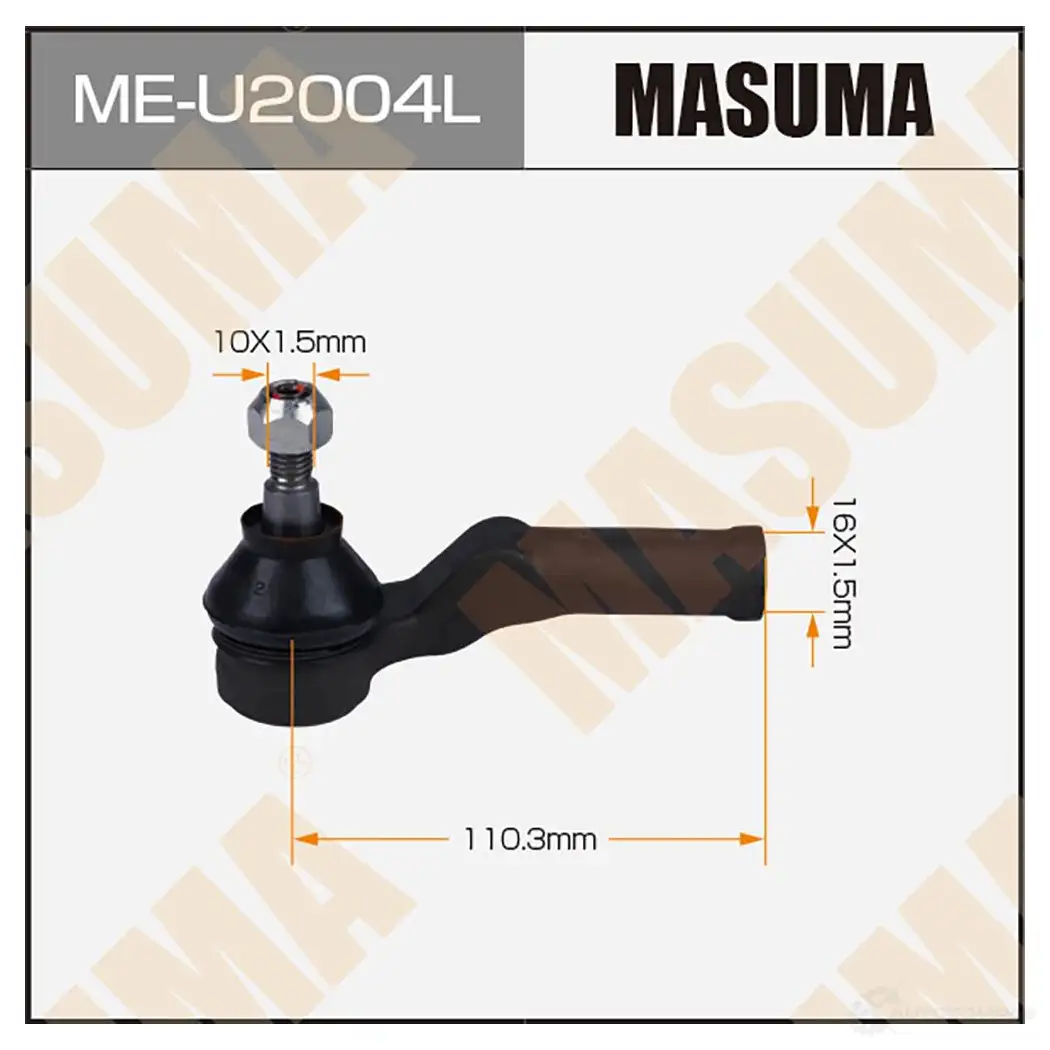Наконечник рулевой MASUMA ME-U2004L CGEW SD4 1439698074 изображение 0