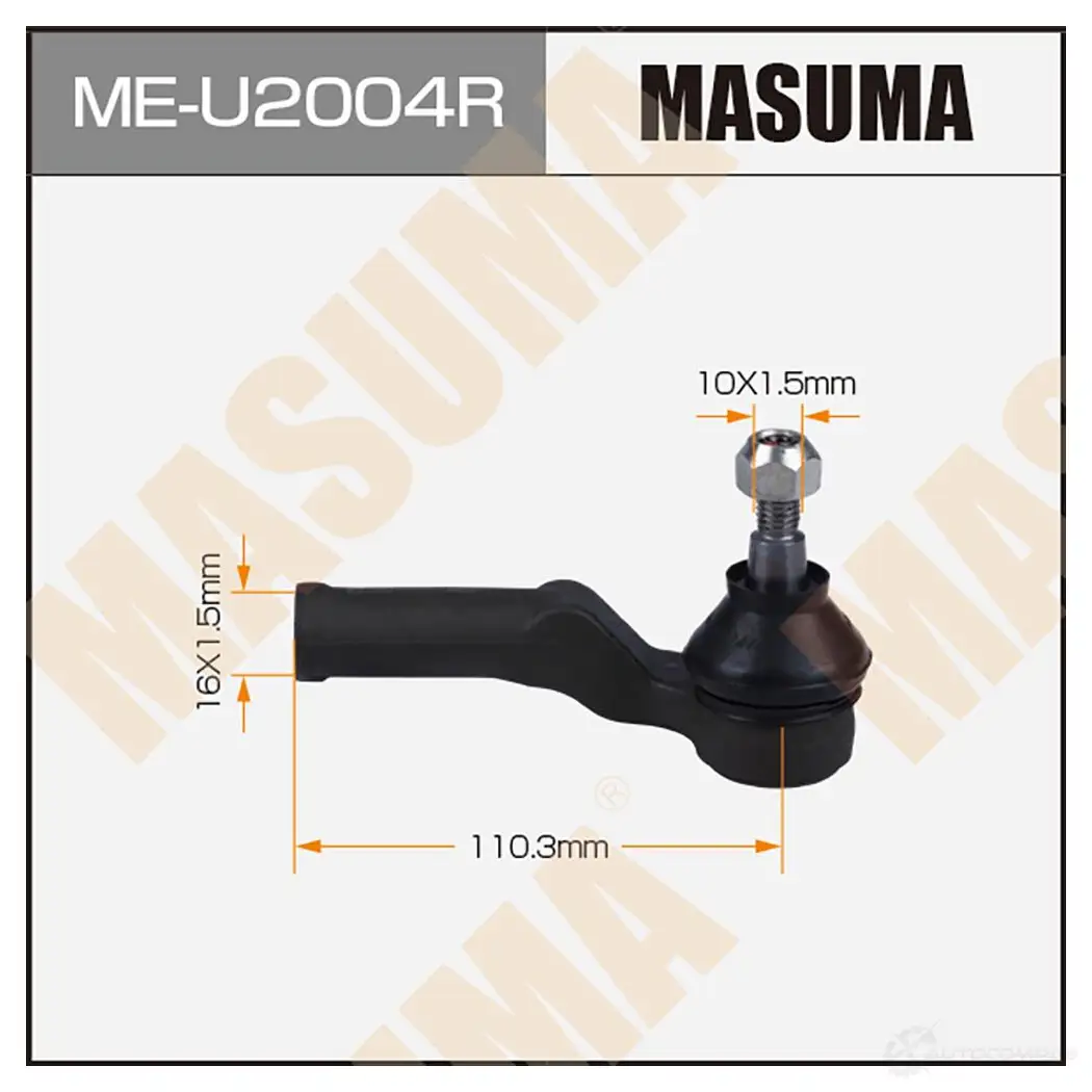 Наконечник рулевой MASUMA KOJT I7T 1439698075 ME-U2004R