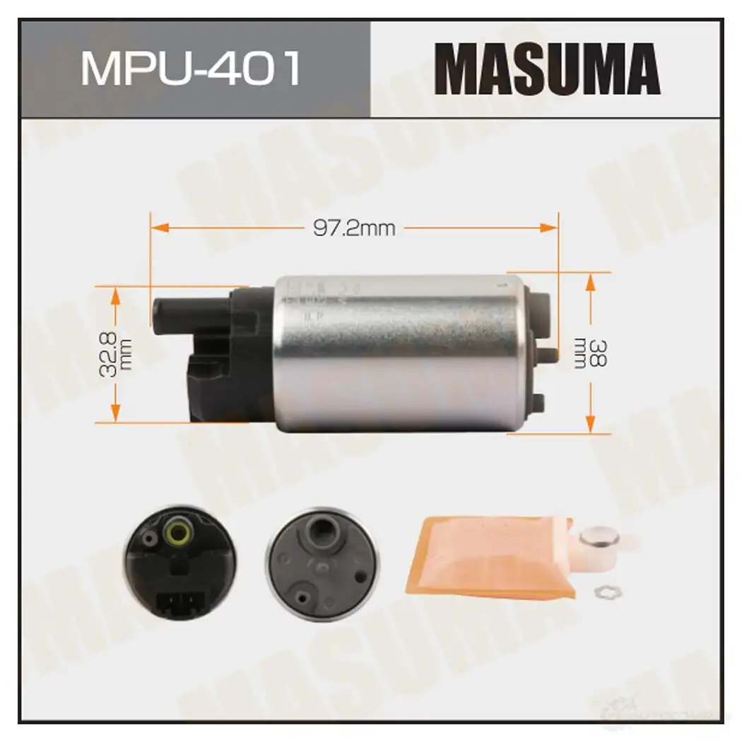 Насос топливный 85L/h, 4.0kg/cm2 MASUMA D USELH4 MPU-401 1439698594 изображение 0