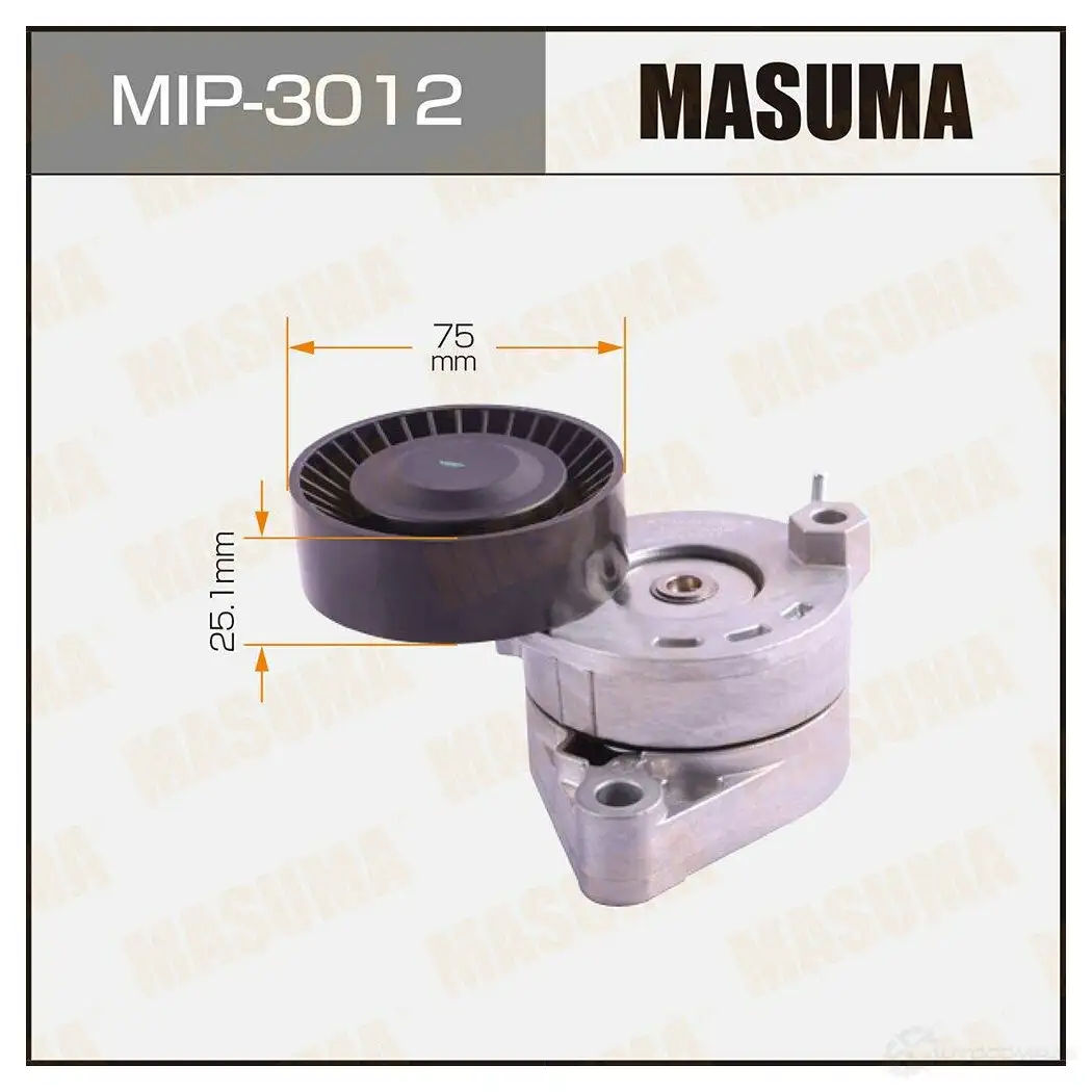 Натяжитель приводного ремня MASUMA MIP-3012 1439698387 IU1G4 3 изображение 0