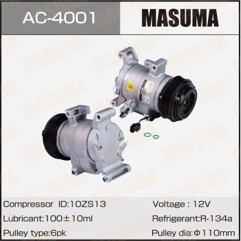 Компрессор кондиционера MASUMA AC-4001 E R6CV 1440255188 изображение 0