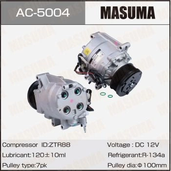Компрессор кондиционера MASUMA W5CA9 I AC-5004 1440255191 изображение 0