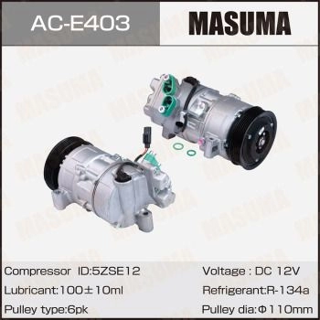 Компрессор кондиционера MASUMA 1440255201 S5P7W 5 AC-E403 изображение 0