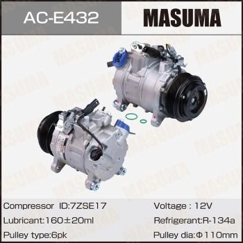 Компрессор кондиционера MASUMA AC-E432 LHCQ Q 1440255224 изображение 0