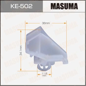 Клипса пластиковая MASUMA NS53 1MM KE-502 1440255296