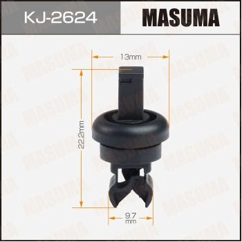 Клипса пластиковая MASUMA 1440255309 KJ-2624 IV C16E