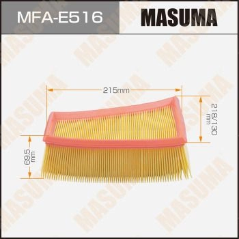 Фильтр воздушный MASUMA MFA-E516 1440255395 6A X40AB изображение 0
