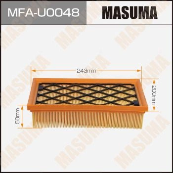 Фильтр воздушный MASUMA MFA-U0048 FO8 MQXW 1440255408
