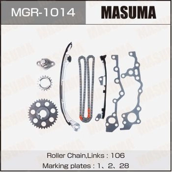 Комплект цепи ГРМ 3RZ-FE MASUMA MGR-1014 IWC8 Z38 1440255464 изображение 0