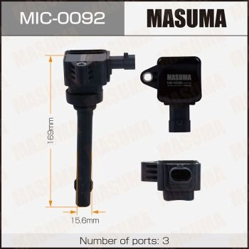 Катушка зажигания MASUMA H2I0 3 1440255478 MIC-0092 изображение 0