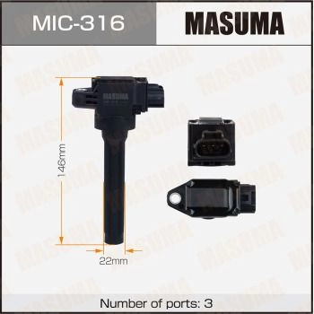Катушка зажигания MASUMA N HBE5SN MIC-316 1440255485 изображение 0