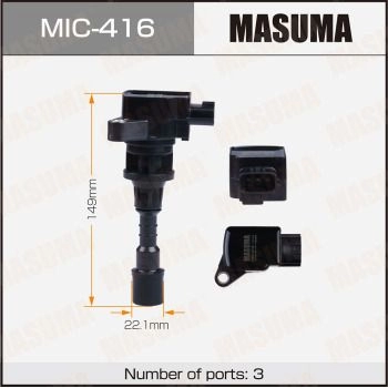 Катушка зажигания MASUMA MIC-416 1440255486 QYHZB S изображение 0
