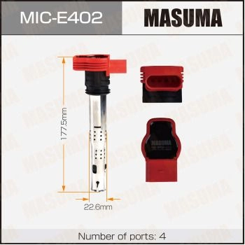 Катушка зажигания MASUMA 1440255494 MIC-E402 M3IA L изображение 0