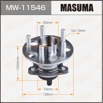 Ступичный узел MASUMA 453 ASBV MW-11546 1440255583 изображение 0