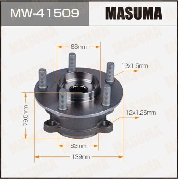 Ступичный узел MASUMA MW-41509 1440255606 KR6B N