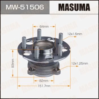 Ступичный узел MASUMA MW-51506 BDL 9UB 1440255609 изображение 0