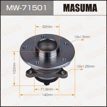 Ступичный узел MASUMA 1E2 VMU 1440255615 MW-71501 изображение 0