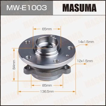 Ступичный узел MASUMA 1440255627 MUZ EA MW-E1003 изображение 0