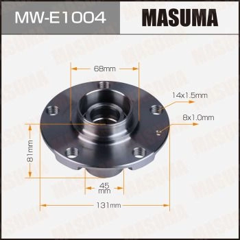 Ступичный узел MASUMA MW-E1004 HRQ 96 1440255628 изображение 0