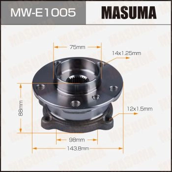 Ступичный узел MASUMA TT WOWPD MW-E1005 1440255629 изображение 0