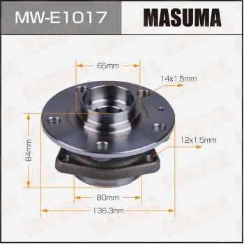 Ступичный узел MASUMA MW-E1017 74IX X 1440255640 изображение 0