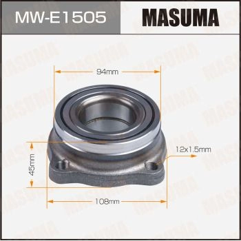 Ступичный узел MASUMA 9 HWVBR 1440255644 MW-E1505 изображение 0