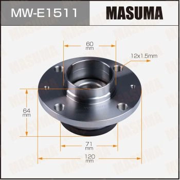 Ступичный узел MASUMA MW-E1511 EDUS2 PM 1440255650 изображение 0