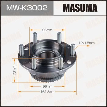 Ступичный узел MASUMA 1440255661 MW-K3002 NJVJ6 K4 изображение 0