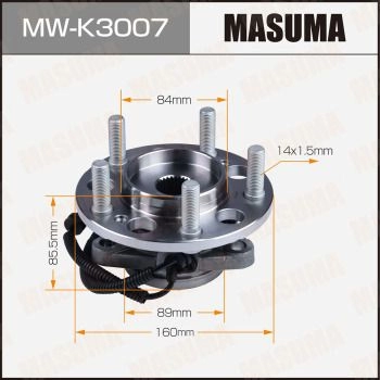 Ступичный узел MASUMA HS 1Y6 1440255665 MW-K3007 изображение 0