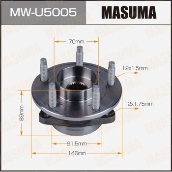 Ступичный узел MASUMA A 3SSD5 1440255685 MW-U5005 изображение 0
