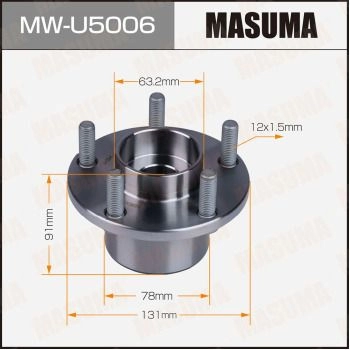 Ступичный узел MASUMA 1440255686 862 70T MW-U5006 изображение 0