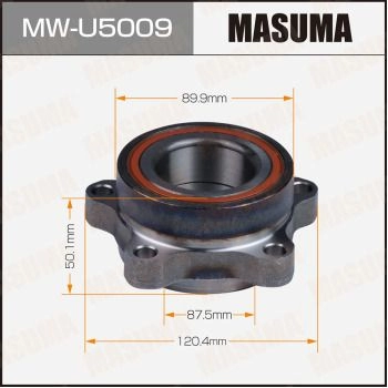 Ступичный узел MASUMA 1440255689 MW-U5009 AXVKY N9 изображение 0