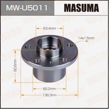 Ступичный узел MASUMA 1440255691 MW-U5011 K3R CB изображение 0