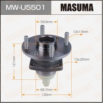Ступичный узел MASUMA 09UQRY Y 1440255692 MW-U5501 изображение 0