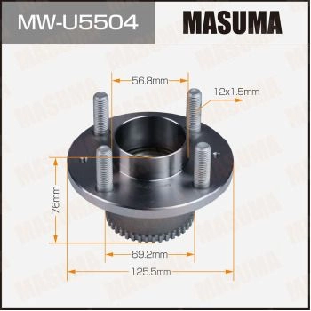 Ступичный узел MASUMA U76 D9 1440255695 MW-U5504 изображение 0