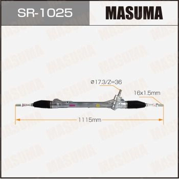 Рейка рулевая (левый руль) MASUMA 1440255748 SR-1025 AP8D I изображение 0