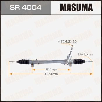 Рейка рулевая (левый руль) MASUMA J6C7 A9 1440255766 SR-4004 изображение 0