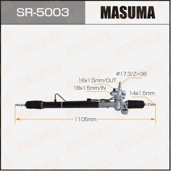 Рейка рулевая (левый руль, ГУР) MASUMA SR-5003 AYN WJ 1440255768 изображение 0