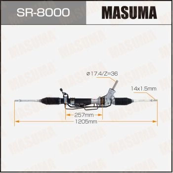 Рейка рулевая (левый руль, ГУР) MASUMA SR-8000 LM90K 3 1440255771 изображение 0