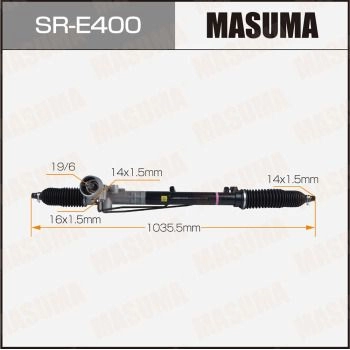 Рейка рулевая (левый руль, ГУР) MASUMA SR-E400 1440255772 GR65 G изображение 0