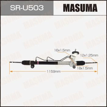 Рейка рулевая (левый руль, ГУР) MASUMA 1440255795 SR-U503 9 FV9S изображение 0