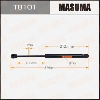 Упор газовый багажника MASUMA P6 LIC T8101 1440255797 изображение 0