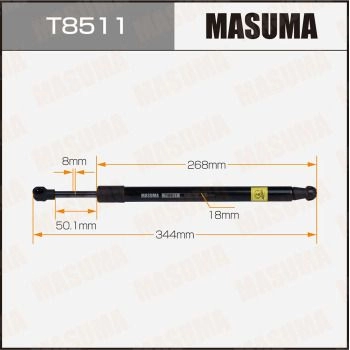 Упор газовый багажника MASUMA T8511 1440255845 S22G 4 изображение 0