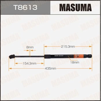 Упор газовый капота MASUMA 1440255866 T8613 E7R RLK изображение 0