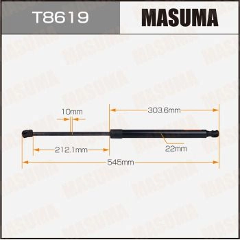 Упор газовый багажника MASUMA 1FZT K T8619 1440255872 изображение 0