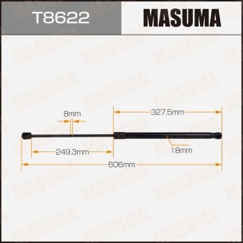 Упор газовый багажника MASUMA 1440255875 T8622 W7IPIR 5 изображение 0