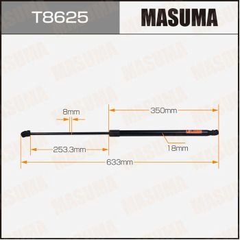 Упор газовый багажника MASUMA T8625 S Y83ES5 1440255878 изображение 0